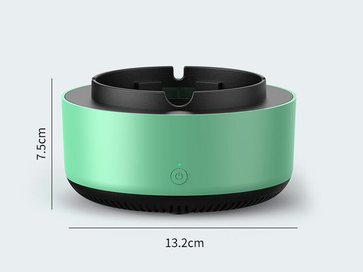 Smoke-free air purification ashtray negative ion purification practical automatic purifier ashtray portable car ashtray small tool