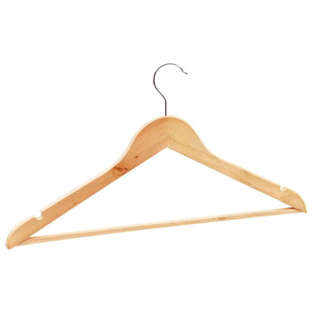 Non-slip hangers 20 pcs Hardwood
